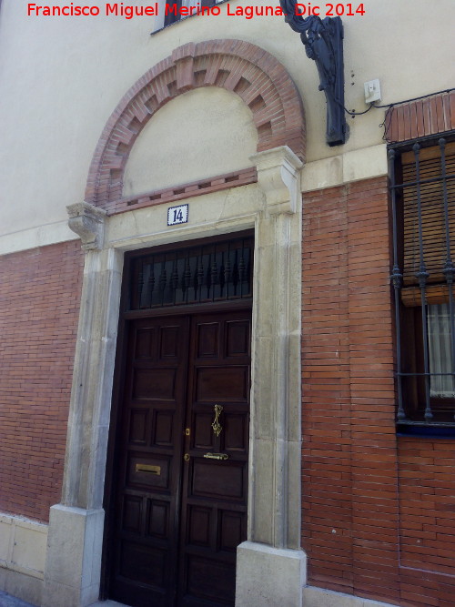 Casa de la Calle Maestra nº 14 - Casa de la Calle Maestra nº 14. Portada