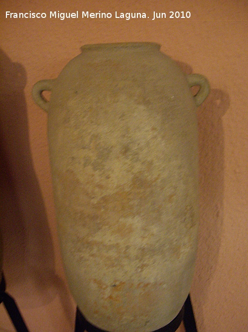 Oppidum Puente Tablas - Oppidum Puente Tablas. Ánfora pithoi ibérica siglos V-IV a.C. Museo Provincial de Jaén