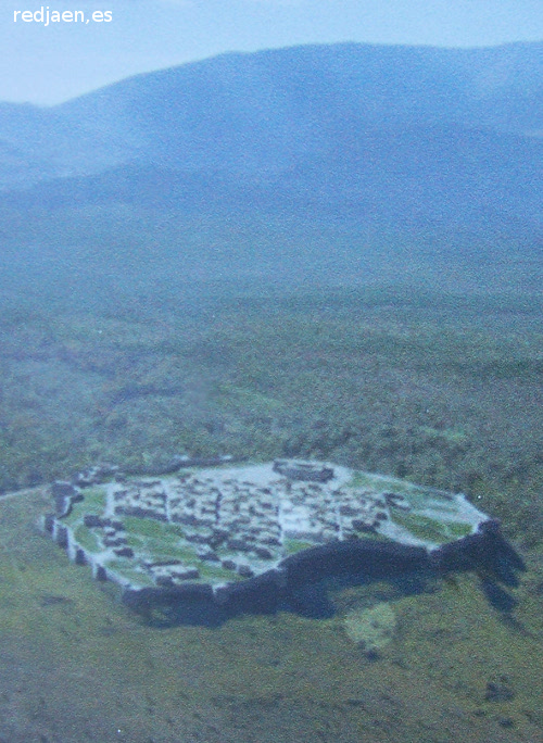 Oppidum Puente Tablas - Oppidum Puente Tablas. Reconstrucción virtual