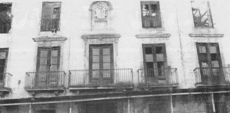 Palacio de los Condes de Corbull - Palacio de los Condes de Corbull. Foto antigua