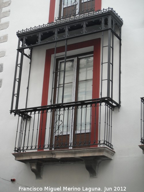 Palacio de los Condes de Corbull - Palacio de los Condes de Corbull. Balcón cerrado