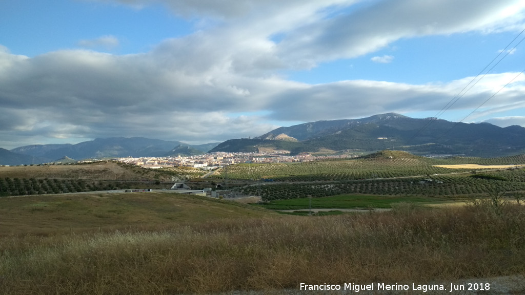 Yacimiento de Vaciacos - Yacimiento de Vaciacos. Vistas hacia Jaén