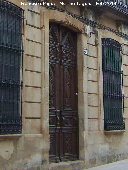 Casa de la Avenida Virgen de la Consolación nº 21 - Casa de la Avenida Virgen de la Consolación nº 21. Puerta de entrada