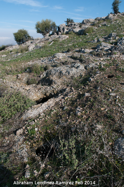 Aljibe de Peñaflor - Aljibe de Peñaflor. Pozos