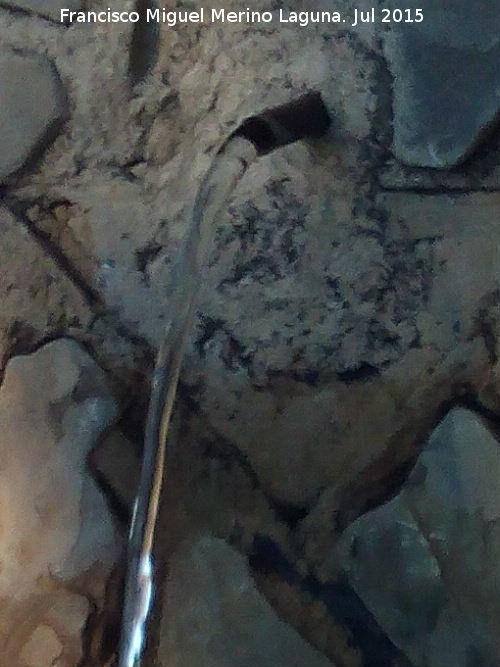 Fuente de los Depósitos - Fuente de los Depósitos. Caño