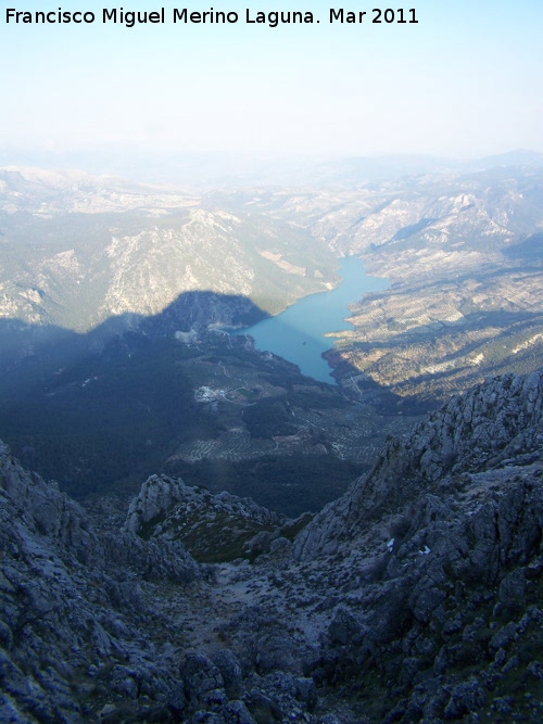 Pantano del Quiebrajano - Pantano del Quiebrajano. Desde La Pandera