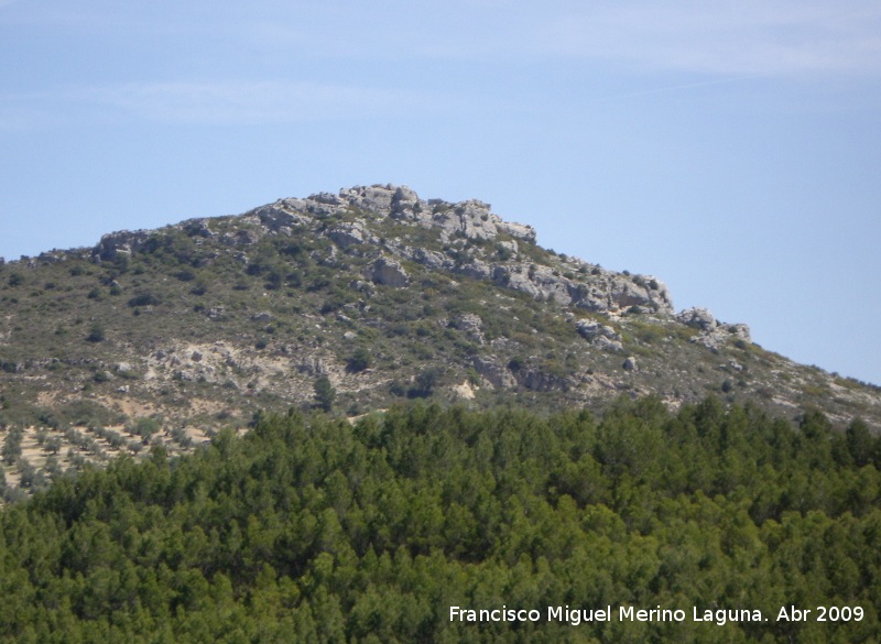 Peñas de Castro - Peñas de Castro. Estribación Sur desde la carretera de los Villares