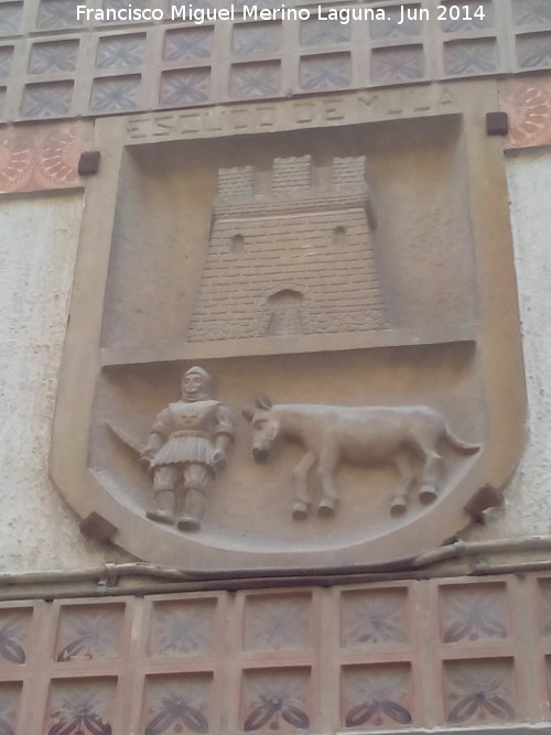 Casa de la Calle Maestra nº 17 - Casa de la Calle Maestra nº 17. Escudo de Mula
