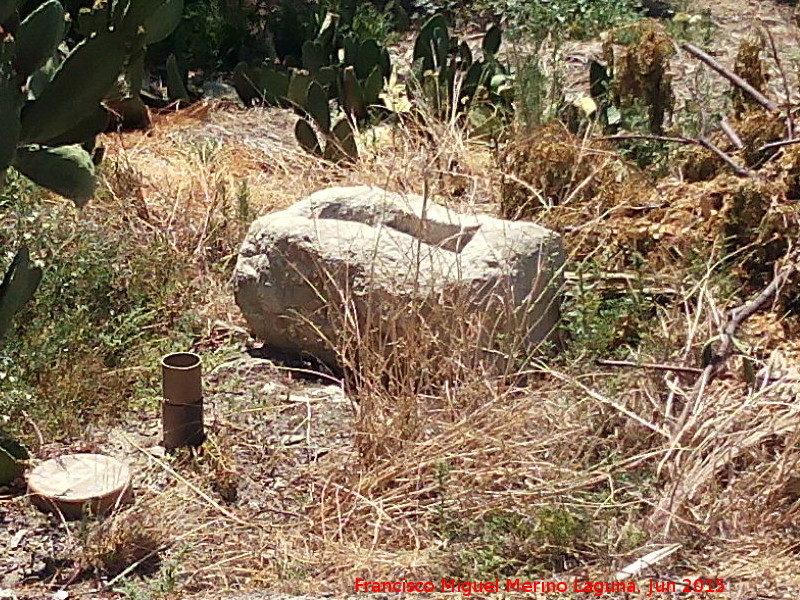 Casería Santo Cristo de la Asomada - Casería Santo Cristo de la Asomada. Piedra tallada