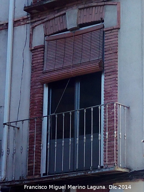 Casa de la Calle Las Bernardas nº 33 - Casa de la Calle Las Bernardas nº 33. Balcón