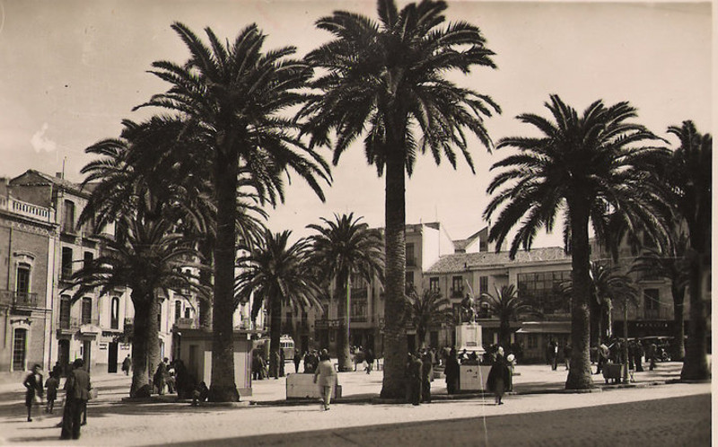 Plaza de la Constitución - Plaza de la Constitución. Foto antigua