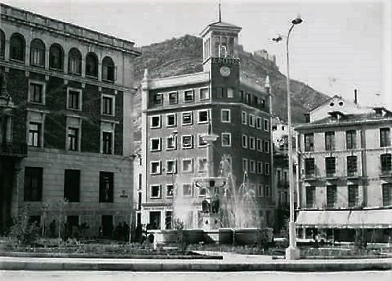 Plaza de la Constitución - Plaza de la Constitución. Foto antigua