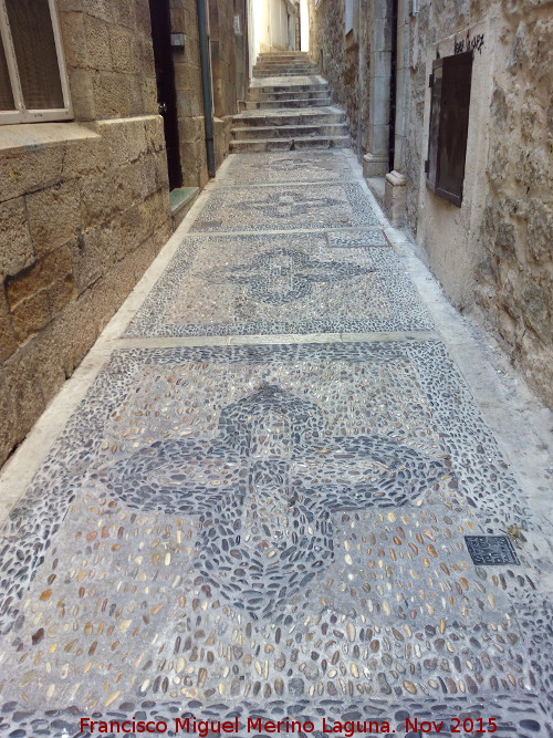Calle Francisco Martín Mora - Calle Francisco Martín Mora. Mosaicos