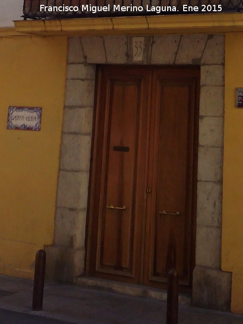Casa de la Calle Martínez Molina n° 19 - Casa de la Calle Martínez Molina n° 19. Portada