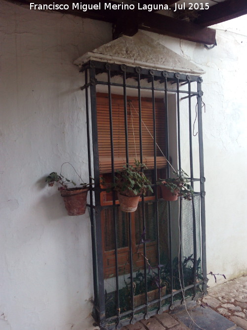 Casería del Carmen - Casería del Carmen. Reja del porche