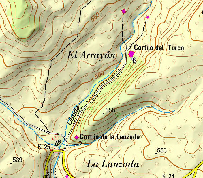 Fuente del Turco - Fuente del Turco. Situación