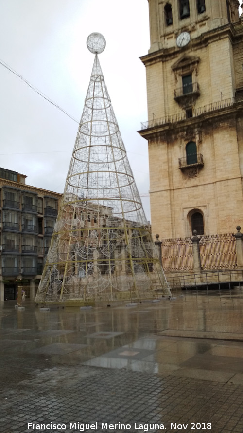 Plaza de Santa María - Plaza de Santa María. Árbol de Navidad