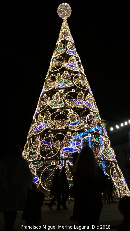 Plaza de Santa María - Plaza de Santa María. Iluminación navideña