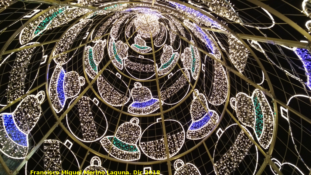 Plaza de Santa María - Plaza de Santa María. Iluminación navideña