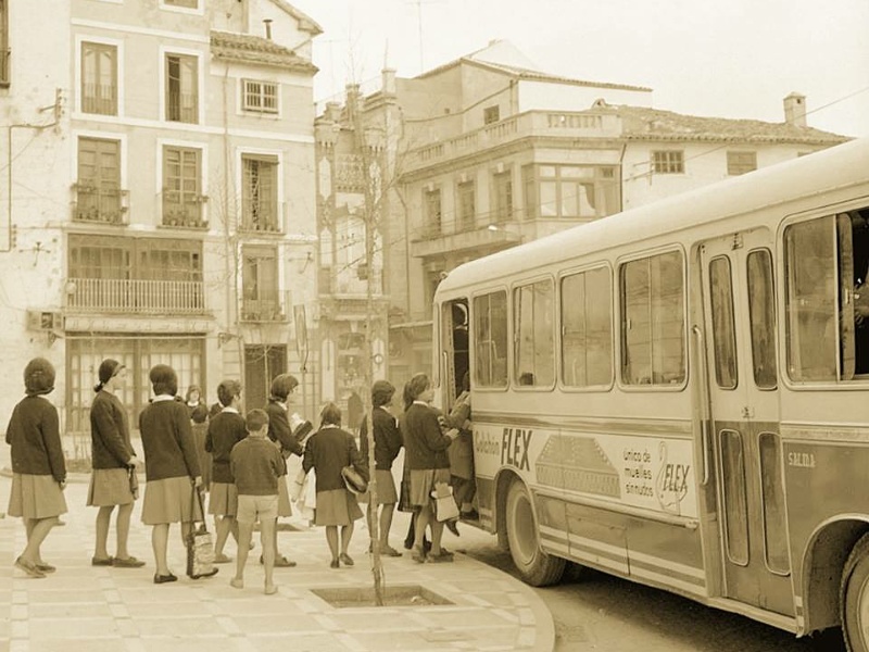 Plaza de Santa María - Plaza de Santa María. Foto antigua