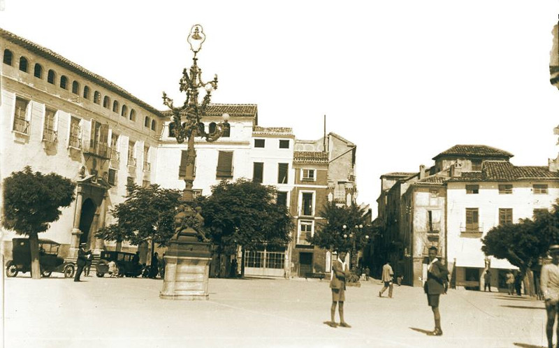Plaza de Santa María - Plaza de Santa María. Foto antigua