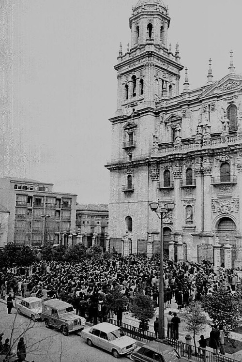 Plaza de Santa María - Plaza de Santa María. Foto antigua