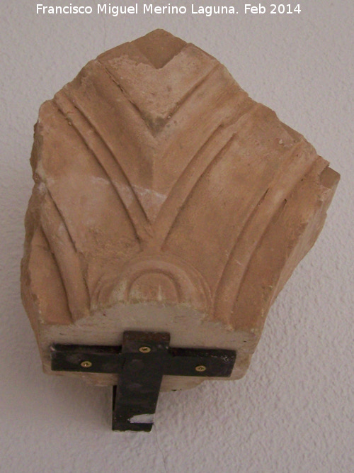 Convento de San Francisco - Convento de San Francisco. Arranque de arcos. Museo Arqueolgico de Santisteban