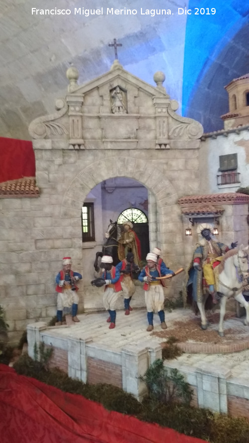 Muralla de Ja�n. Puerta del �ngel - Muralla de Ja�n. Puerta del �ngel. Bel�n Napolitano de la Catedral de Ja�n