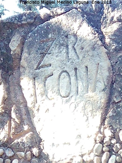 Cueva de Jeromillo - Cueva de Jeromillo. Inscripcin