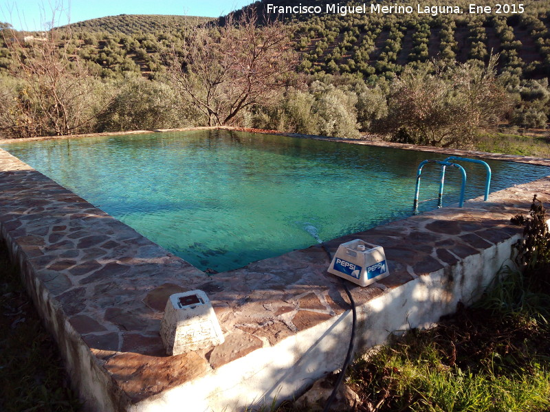 Venero de los Caños - Venero de los Caños. Piscina del cortijo