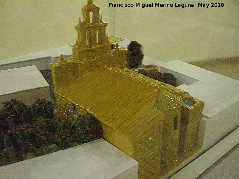 Iglesia de San Bartolomé - Iglesia de San Bartolomé. Maqueta de platilina de Agustín Garzón