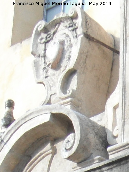 Iglesia Conventual de San Agustn - Iglesia Conventual de San Agustn. Escudo