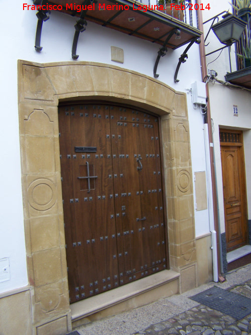 Casa de la Calle Miradores de San Lorenzo nº 11 - Casa de la Calle Miradores de San Lorenzo nº 11. Portada