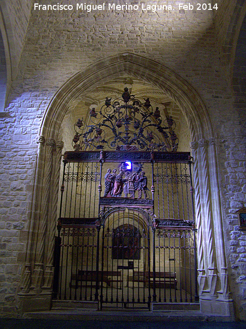 Colegiata de Santa María de los Reales Alcázares. Capilla de la Yedra - Colegiata de Santa María de los Reales Alcázares. Capilla de la Yedra. 