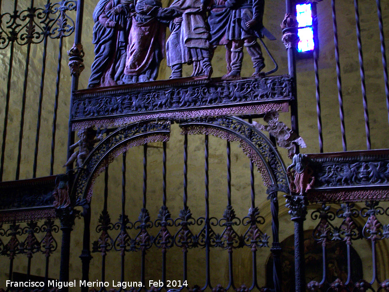 Colegiata de Santa María de los Reales Alcázares. Capilla de la Yedra - Colegiata de Santa María de los Reales Alcázares. Capilla de la Yedra. Detalle