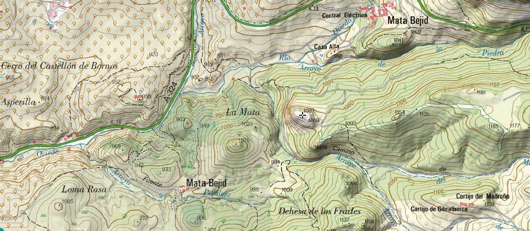 Peñón del Águila - Peñón del Águila. Mapa