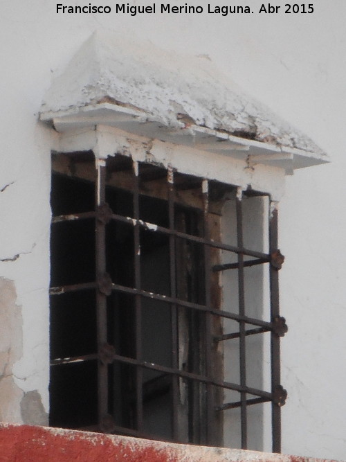Casa Señorial de Grañena - Casa Señorial de Grañena. Reja de rosetas