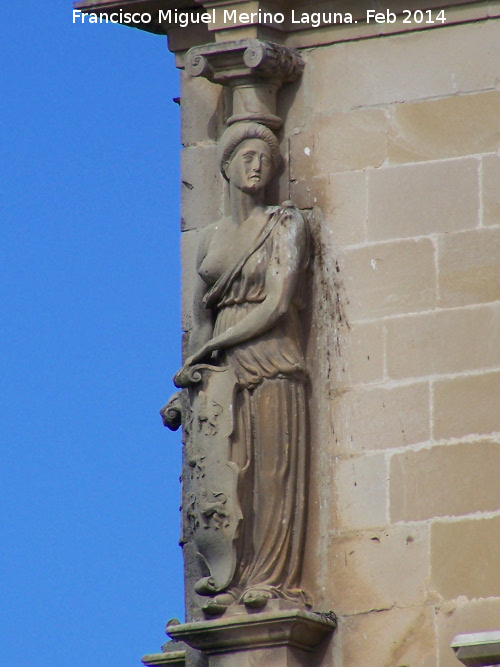 Cariátide - Cariátide. Palacio de Juan Vázquez de Molina - Úbeda