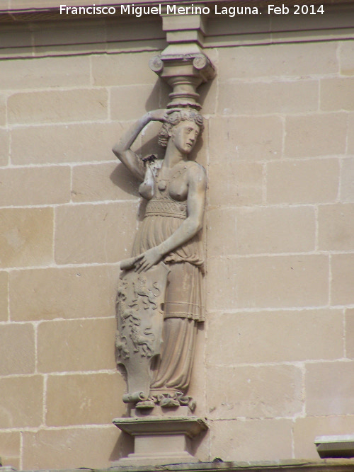 Cariátide - Cariátide. Palacio de Juan Vázquez de Molina - Úbeda