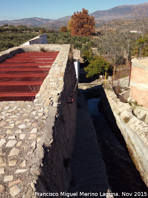 Fábrica de Luz San Cayetano - Fábrica de Luz San Cayetano. Caz sobrante