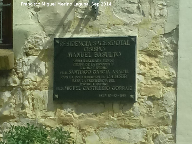 Seminario de Jaén - Seminario de Jaén. Residencia sacerdotal
