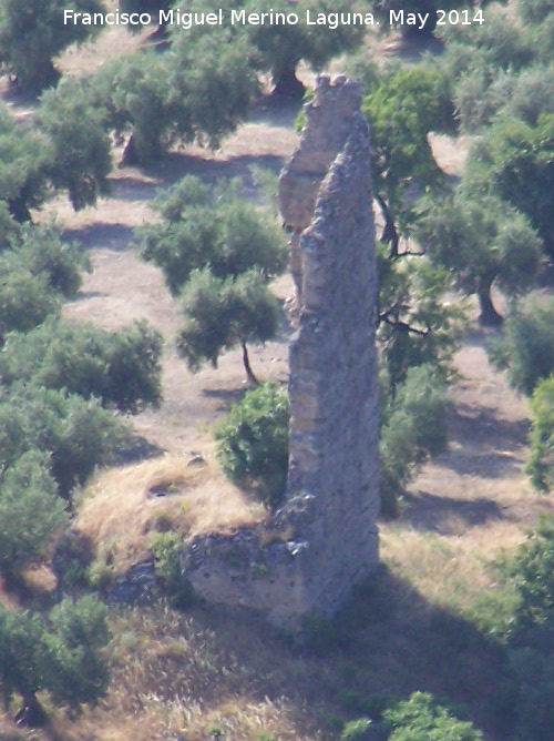 Torre Quebrada - Torre Quebrada. Desde las Peñas de Castro