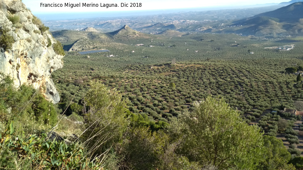 Torre Quebrada - Torre Quebrada. Desde las Peñas de Castro