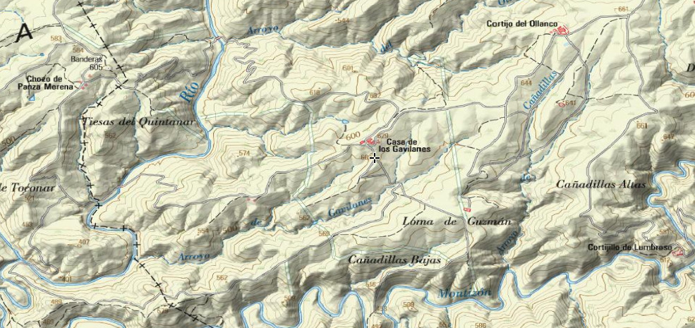 Cortijo Cañadilla Baja - Cortijo Cañadilla Baja. Mapa