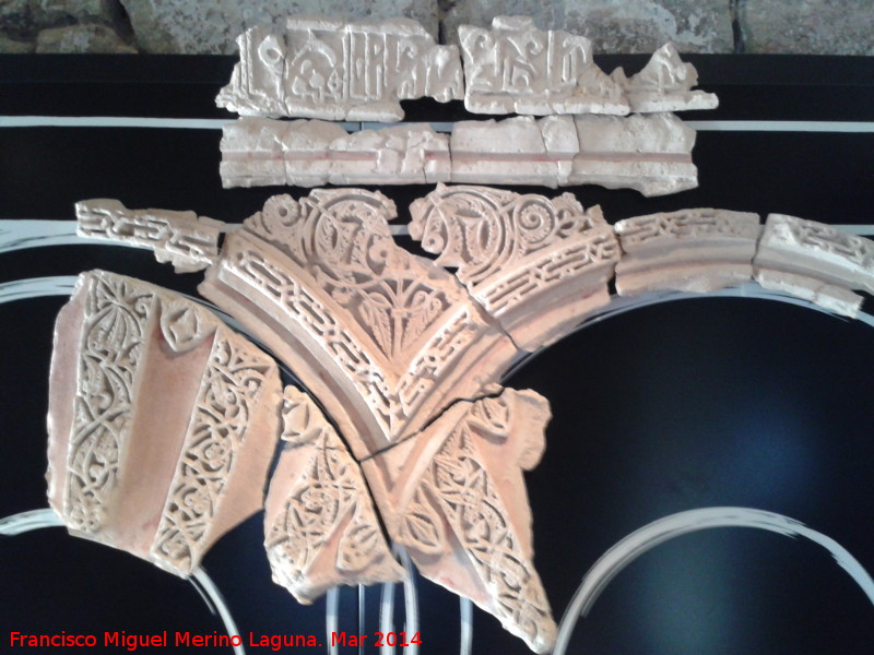 Historia de Jaén. Islam - Historia de Jaén. Islam. Yeserías del Castillo de Santa Catalina. Museo Provincial de Jaén