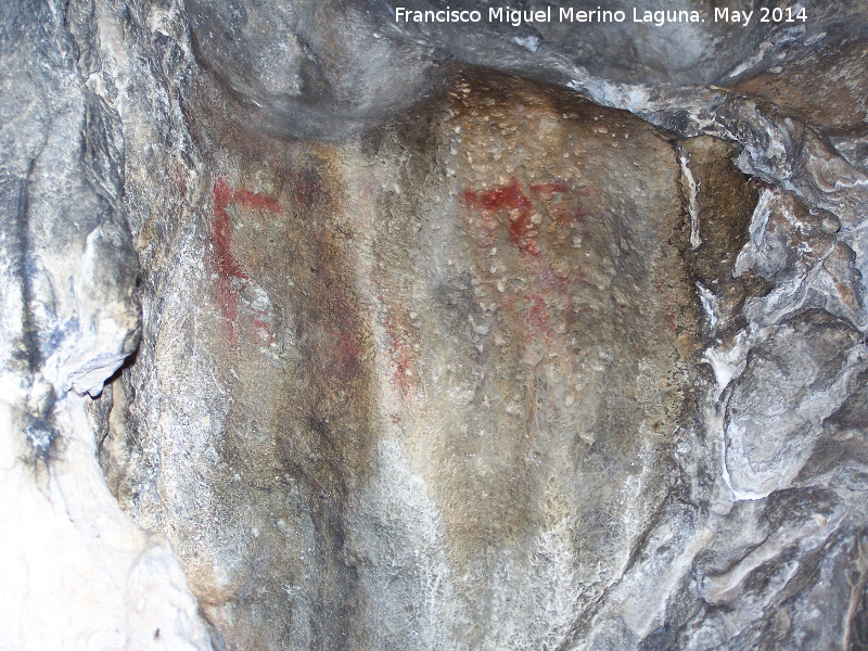 Pinturas rupestres de la Cueva del Montañés - Pinturas rupestres de la Cueva del Montañés. 