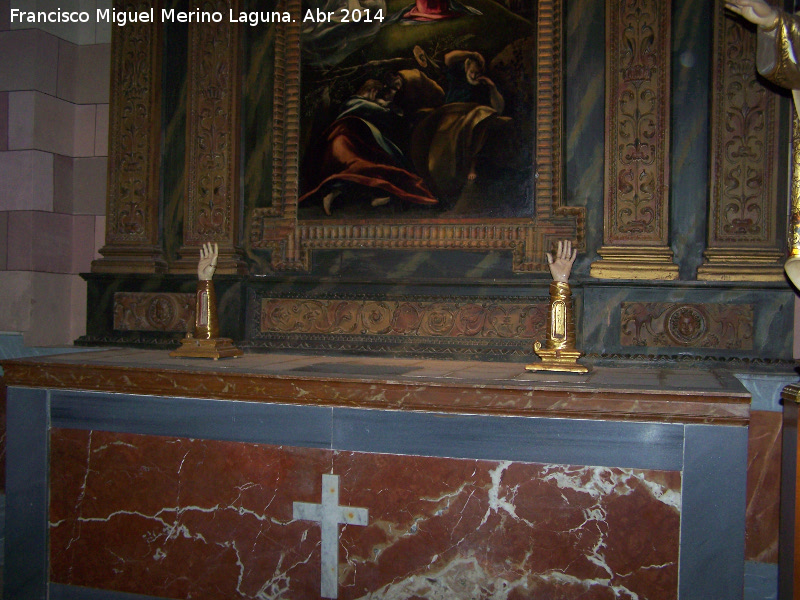 Iglesia de Santa María. Capilla de San Ildefonso - Iglesia de Santa María. Capilla de San Ildefonso. Relicarios