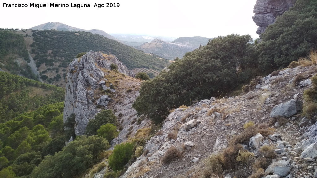 Cresta del Diablo - Cresta del Diablo. Estribacin oeste, ya en trmino de Torredelcampo