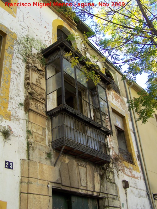 Palacio del Conde-Duque - Palacio del Conde-Duque. Balcón