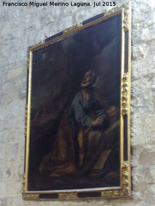 Iglesia de San Eufrasio - Iglesia de San Eufrasio. Las lágrimas de San Pedro, óleo sobre lienzo, siglo XVII